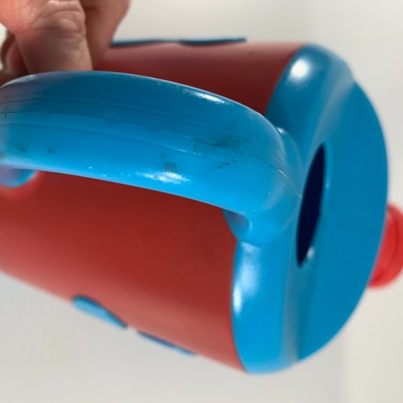 Spin Master 2016 Blues Clues Watering Can Paw Print Blue Red Plastic Gardening - Picture 9 of 11